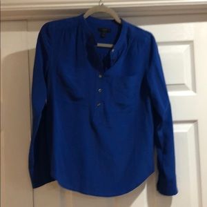 JCrew silk button shirt